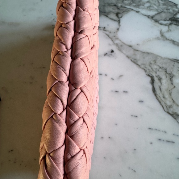 Clare V Puffy Woven Flat Clutch with Tabs - Picture 6 of 10